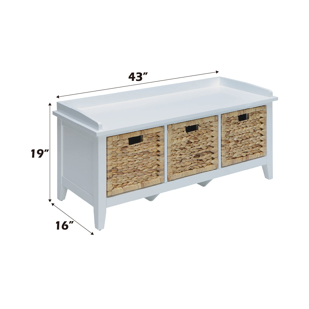 ACME Flavius Storage Bench – view 15 – Lusso Furniture Miami