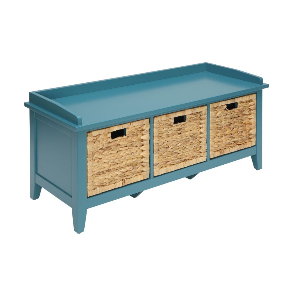 ACME Flavius Storage Bench – front view – Lusso Furniture Miami