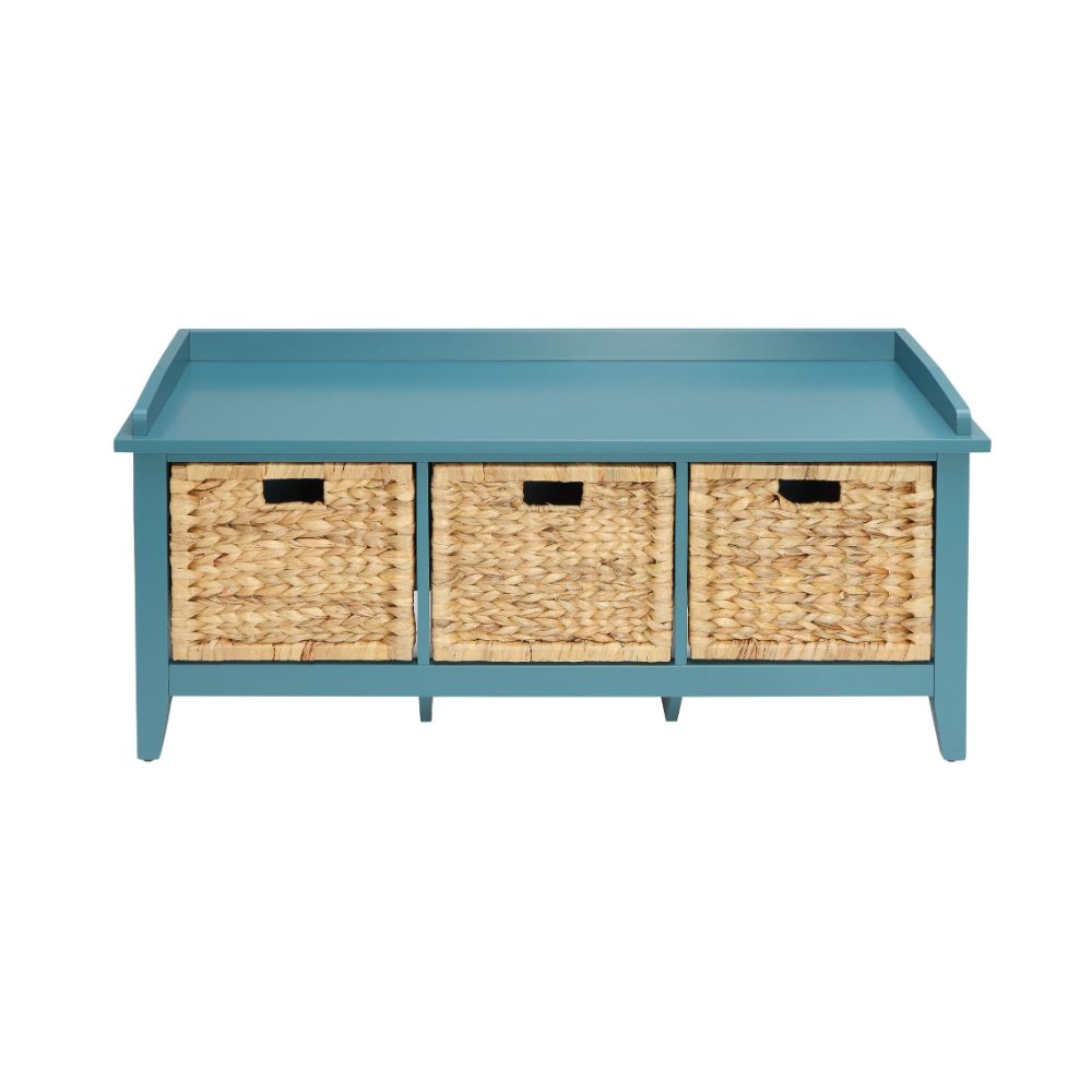 ACME Flavius Storage Bench – angle view – Lusso Furniture Miami