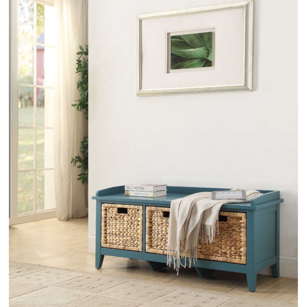 ACME Flavius Storage Bench – back view – Lusso Furniture Miami