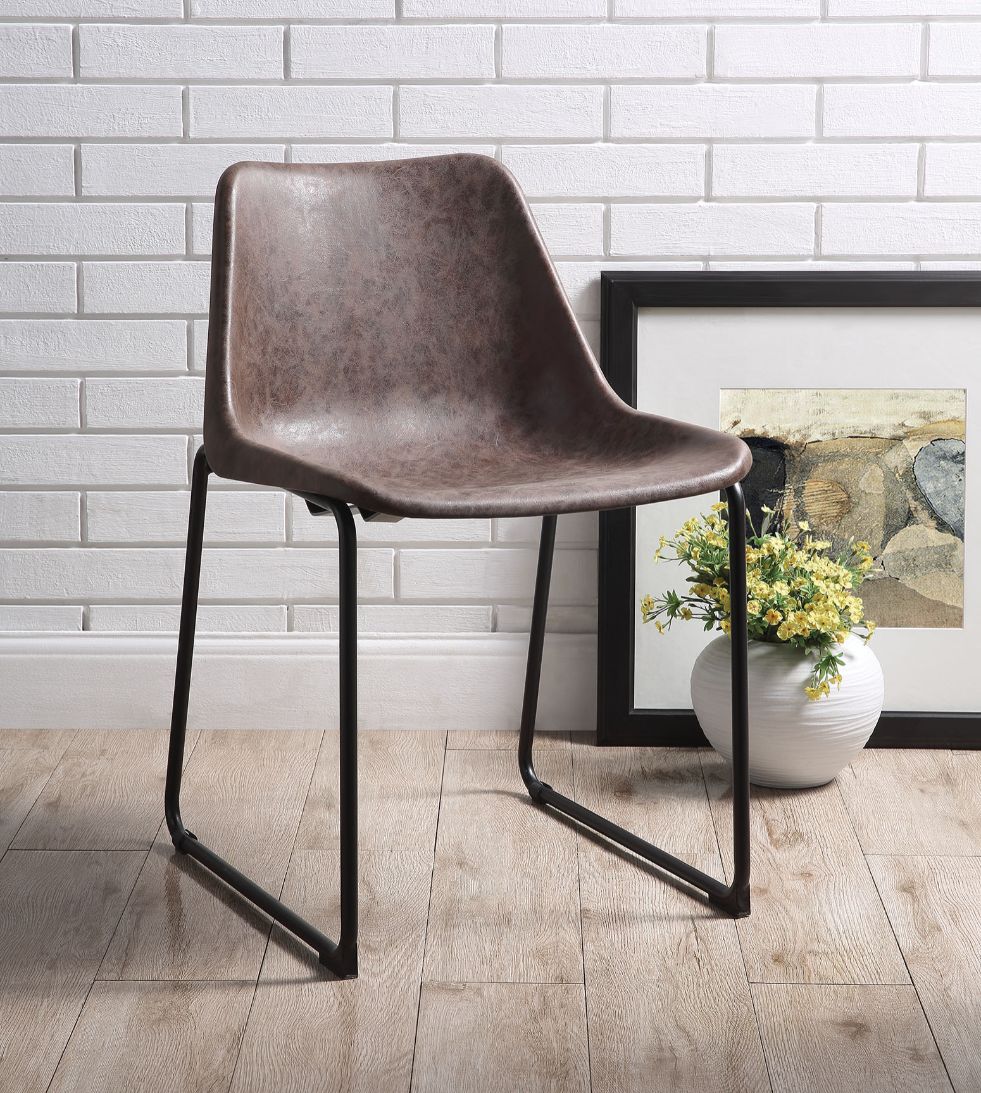 ACME Valgus Side Chair Set of 2 – front view – Lusso Furniture Miami
