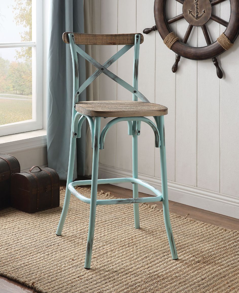 ACME Zaire Bar Chair – front view – Lusso Furniture Miami