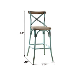 ACME Zaire Bar Chair – side view – Lusso Furniture Miami