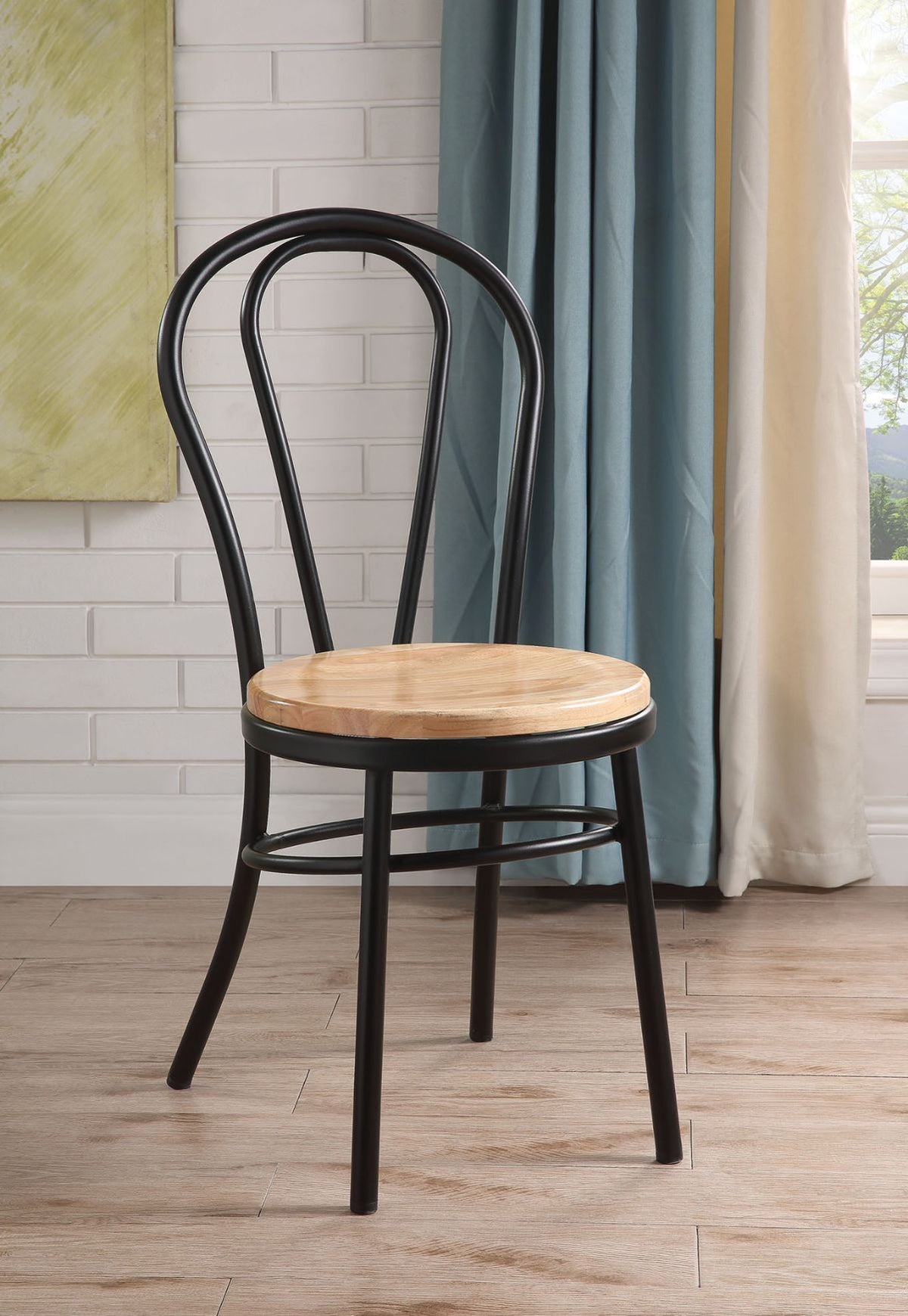 ACME Jakia Side Chair Set of 2 – front view – Lusso Furniture Miami