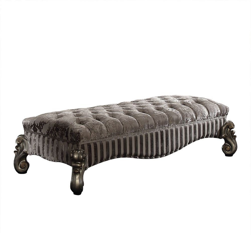 ACME Versailles Bench – front view – Lusso Furniture Miami