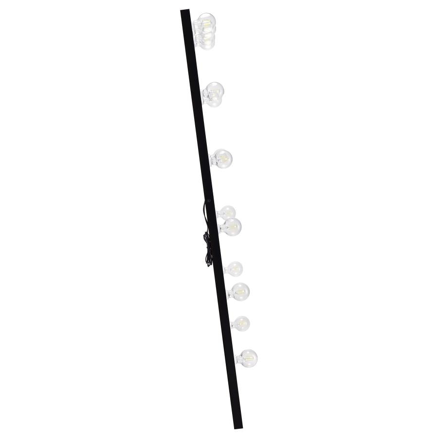 Zayan 32 x 71 Inch Floor Mirror LED Lighting Black Gloss-zoom-10