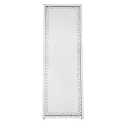 ACME Nysa Floor Mirror – side view – Lusso Furniture Miami