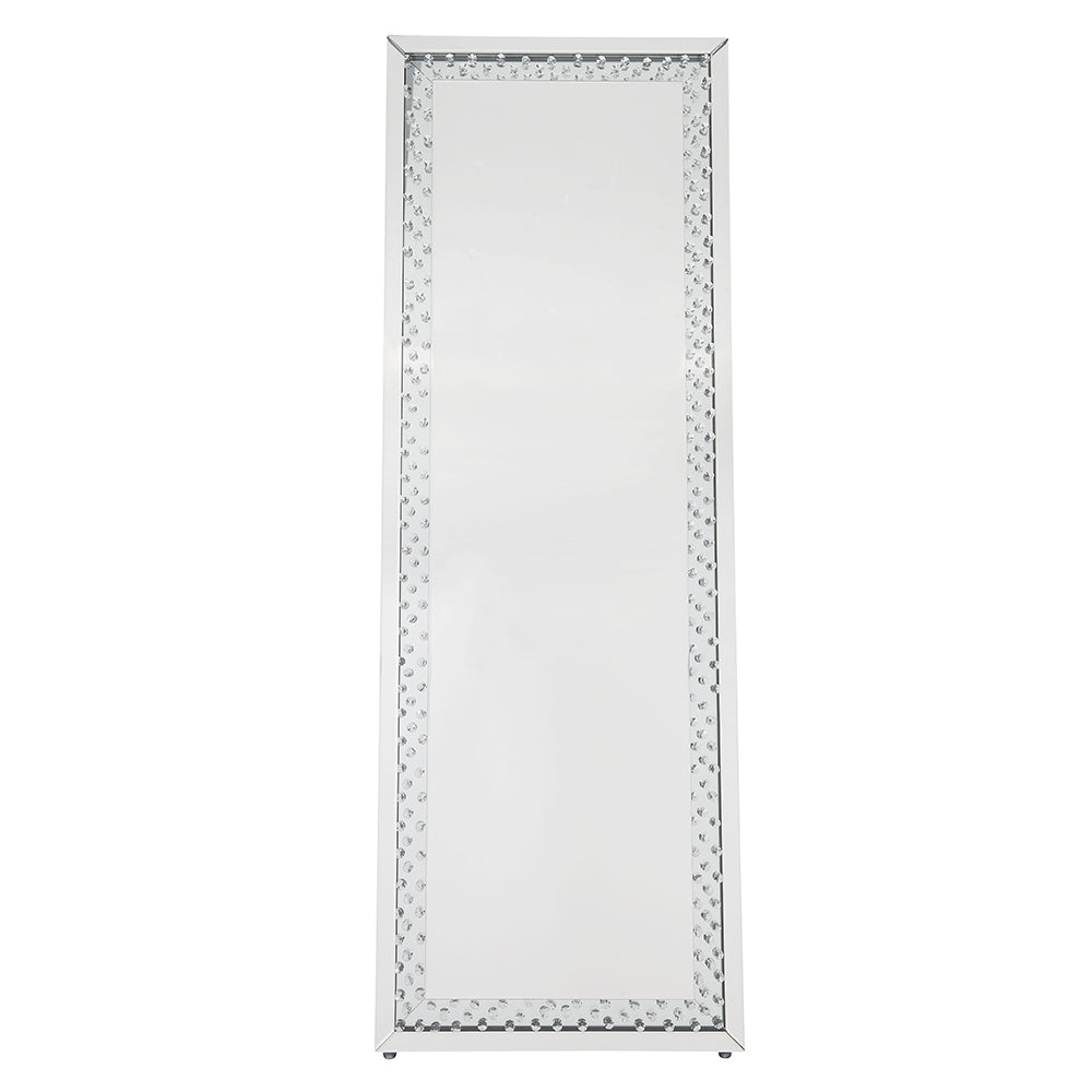 ACME Nysa Floor Mirror – side view – Lusso Furniture Miami