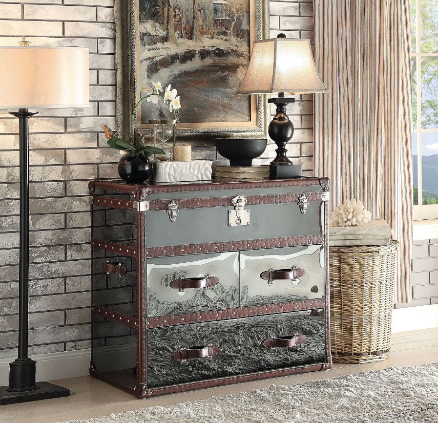 ACME Aberdeen Console Cabinet – front view – Lusso Furniture Miami