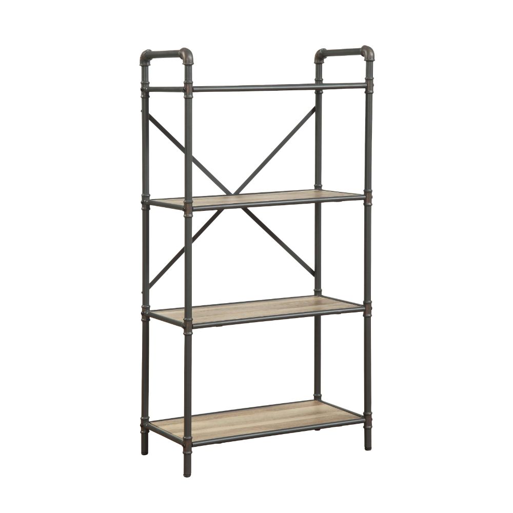 ACME Itzel Bookshelf – front view – Lusso Furniture Miami