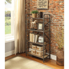 ACME Itzel Bookshelf – back view – Lusso Furniture Miami
