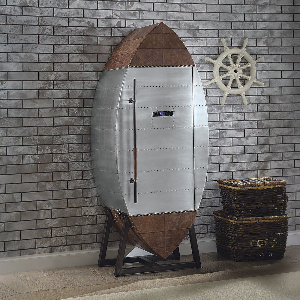 ACME Brancaster Wine Cooler – front view – Lusso Furniture Miami