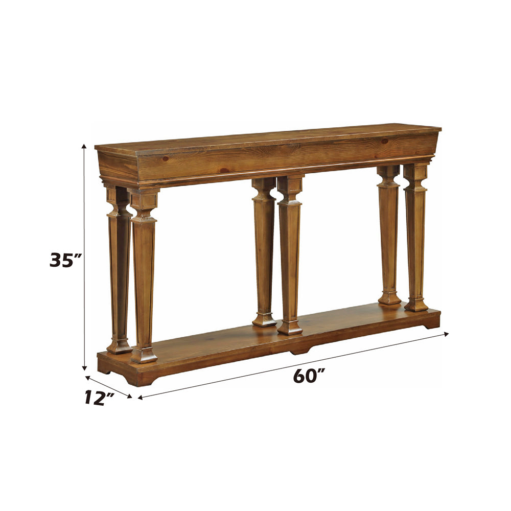 ACME Garrison Console Table – top view – Lusso Furniture Miami