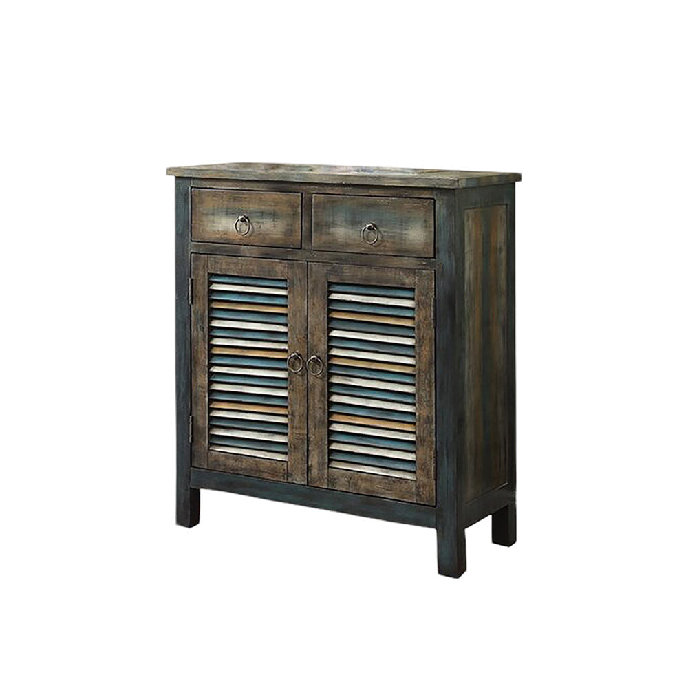 ACME Glancio Console Cabinet – angle view – Lusso Furniture Miami
