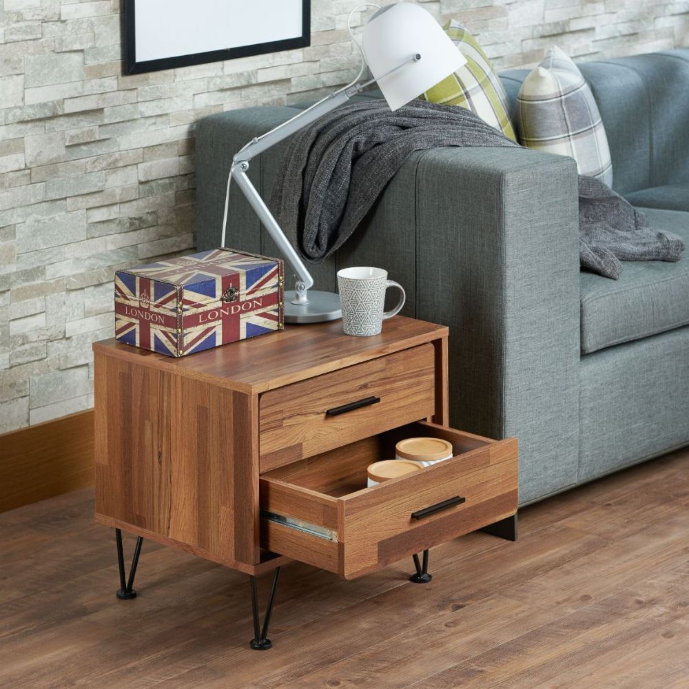 ACME Deoss Accent Table – back view – Lusso Furniture Miami