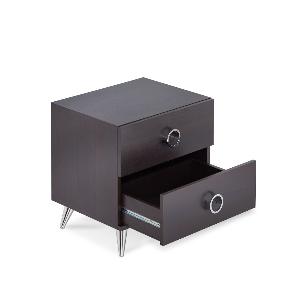ACME Elms Accent Table – angle view – Lusso Furniture Miami