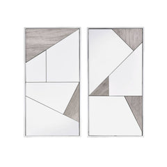 ACME Chafik Accent Mirror Set of 2 – front view – Lusso Furniture Miami