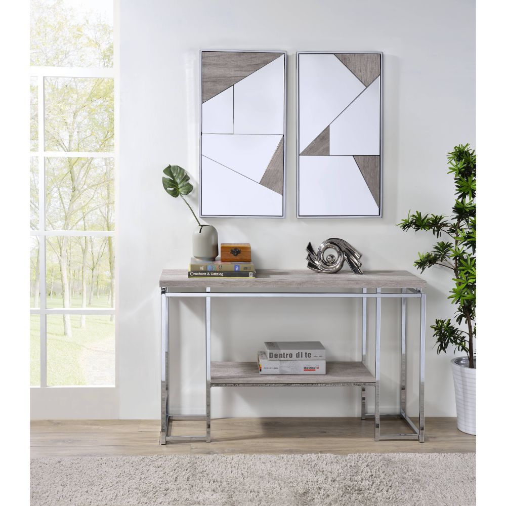 ACME Chafik Accent Mirror Set of 2 – side view – Lusso Furniture Miami