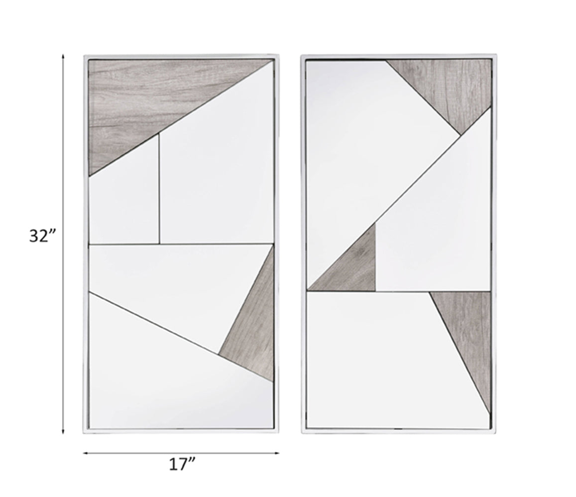ACME Chafik Accent Mirror Set of 2 – detail – Lusso Furniture Miami