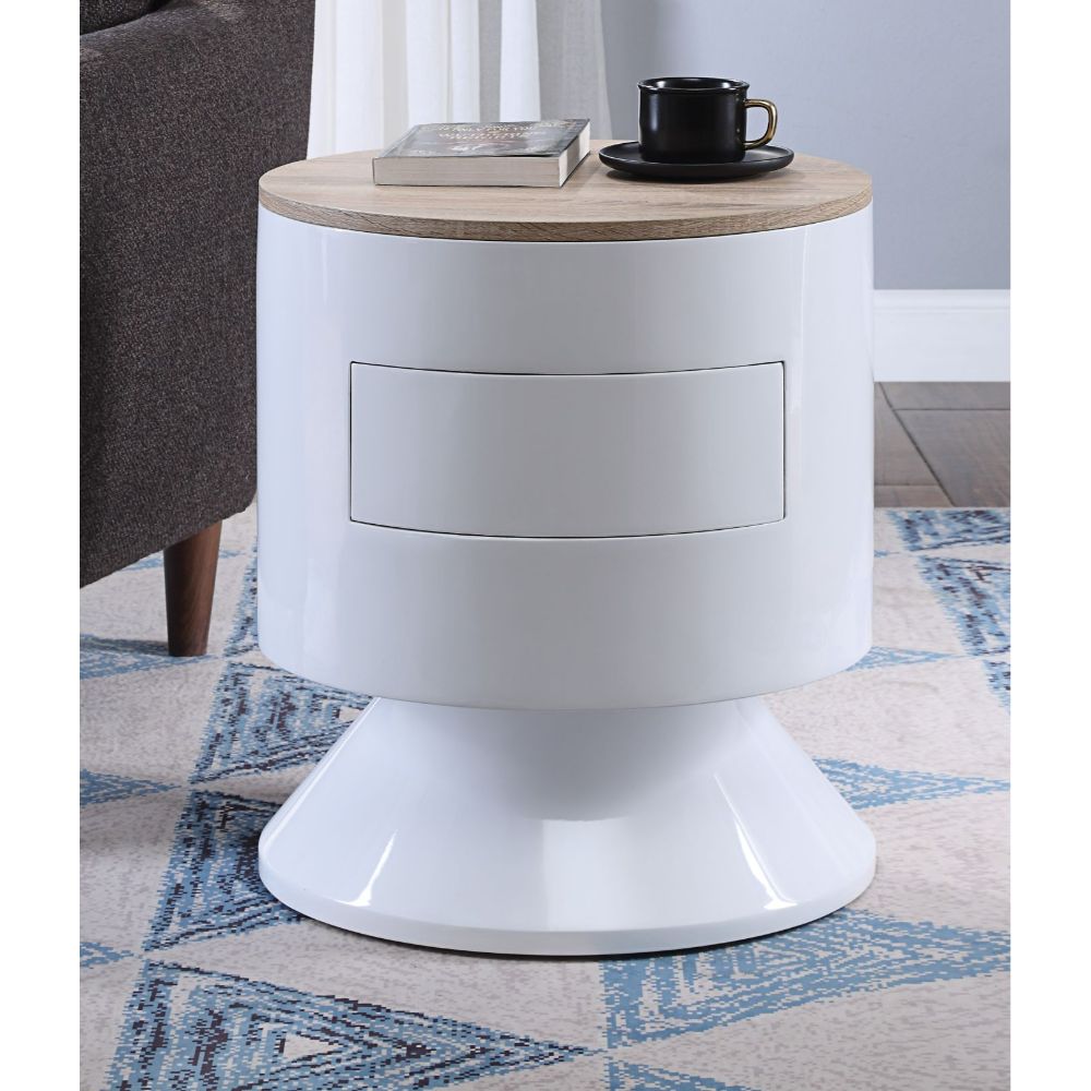 ACME Otith Accent Table – front view – Lusso Furniture Miami