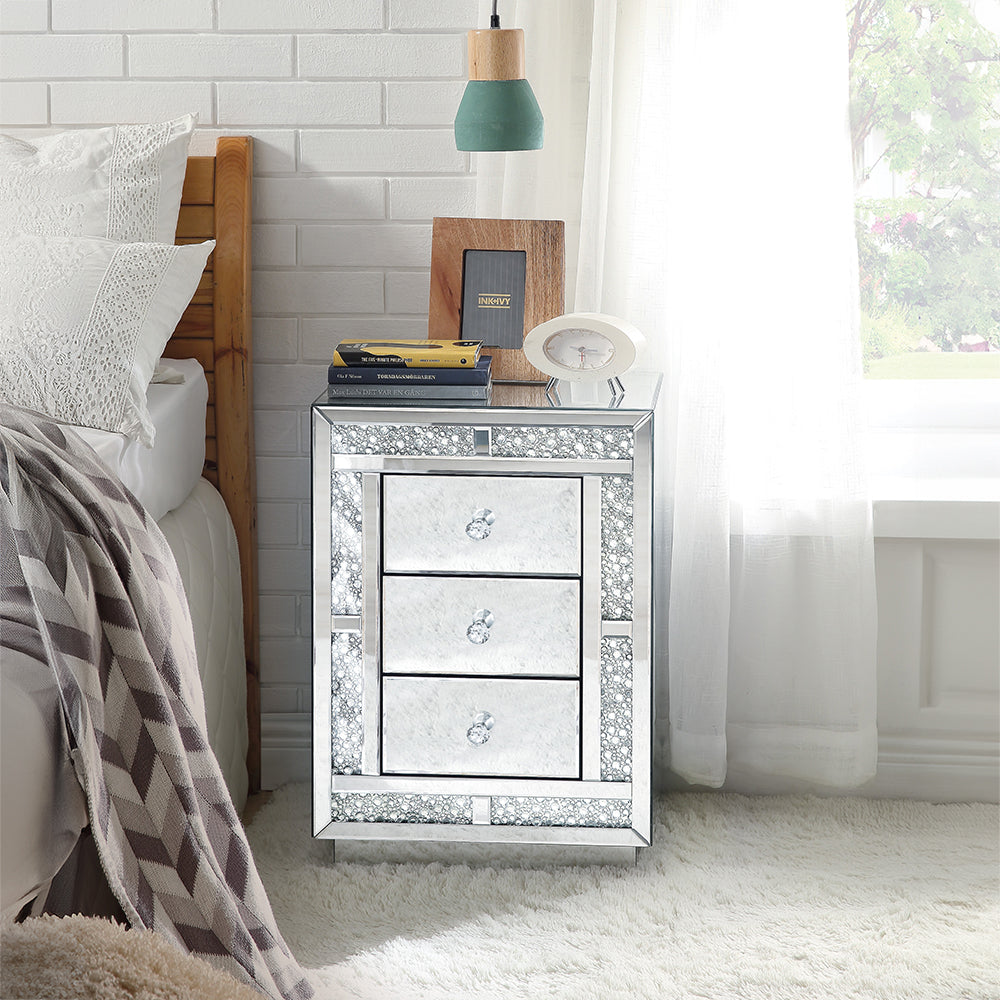 ACME Mallika Accent Table – front view – Lusso Furniture Miami