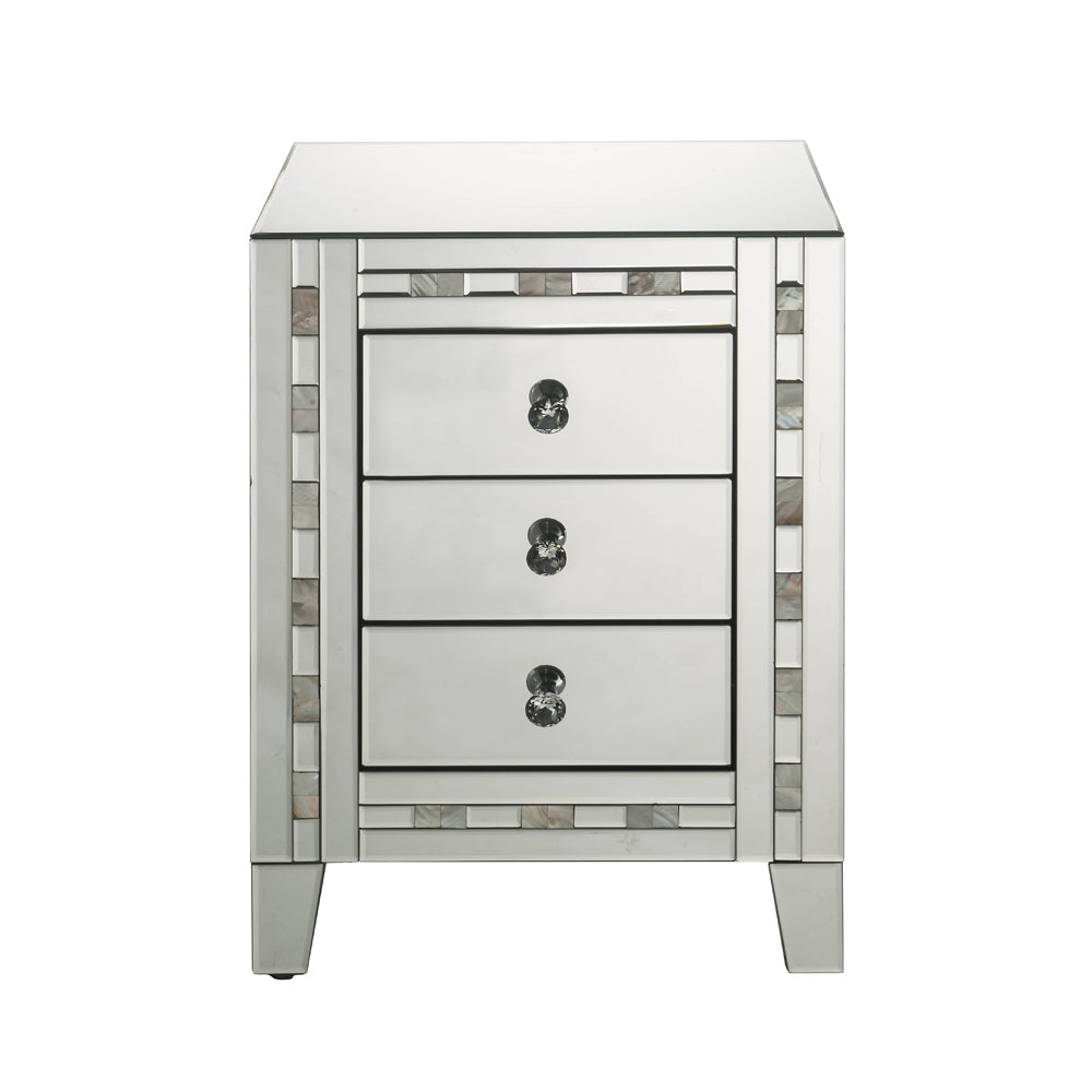 ACME Nasa Accent Table – side view – Lusso Furniture Miami