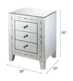 ACME Nasa Accent Table – room setting – Lusso Furniture Miami