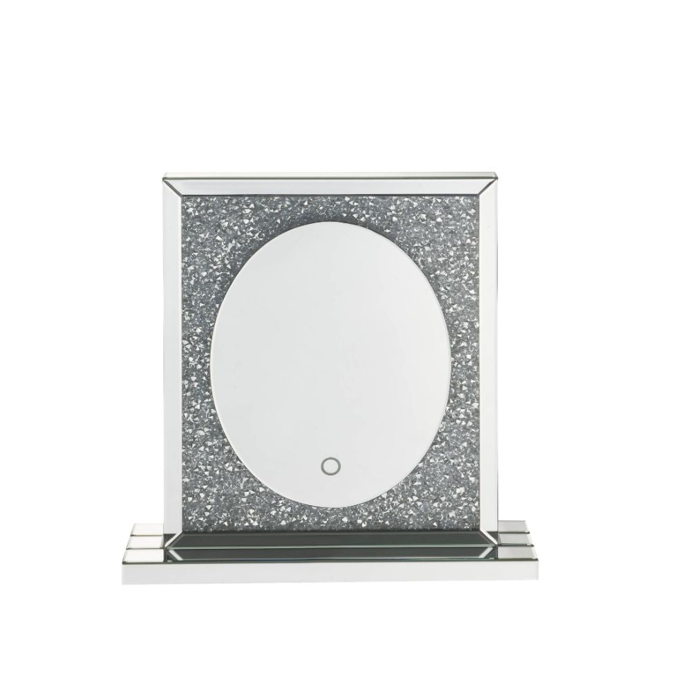 ACME Noralie LED Accent Mirror – front view – Lusso Furniture Miami