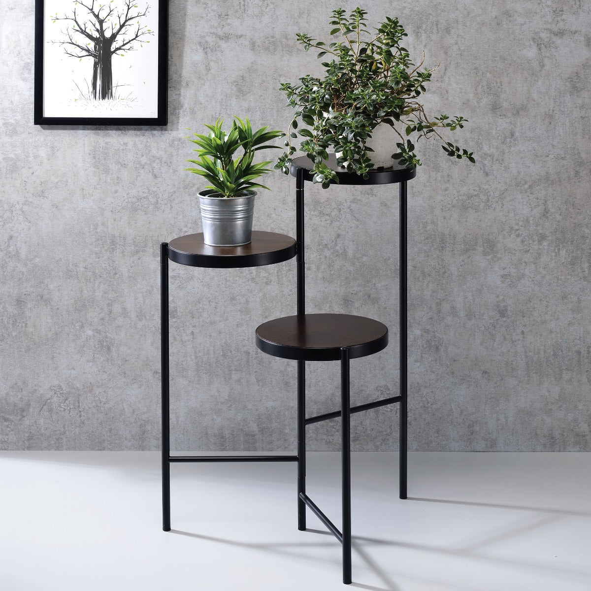 ACME Namid Plant Stand – front view – Lusso Furniture Miami
