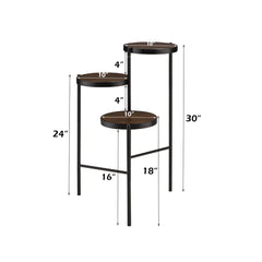 ACME Namid Plant Stand – back view – Lusso Furniture Miami