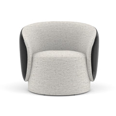 Caracole Cuff Swivel Chair – front view – Lusso Furniture Miami