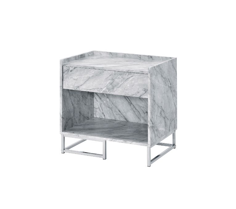 ACME Azrael Accent Table – front view – Lusso Furniture Miami