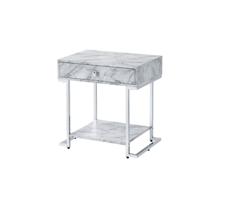 ACME Wither Accent Table – front view – Lusso Furniture Miami
