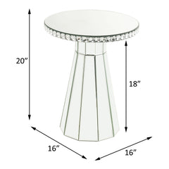 ACME Lotus Accent Table – angle view – Lusso Furniture Miami