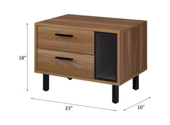 ACME Trolgar Accent Table – back view – Lusso Furniture Miami