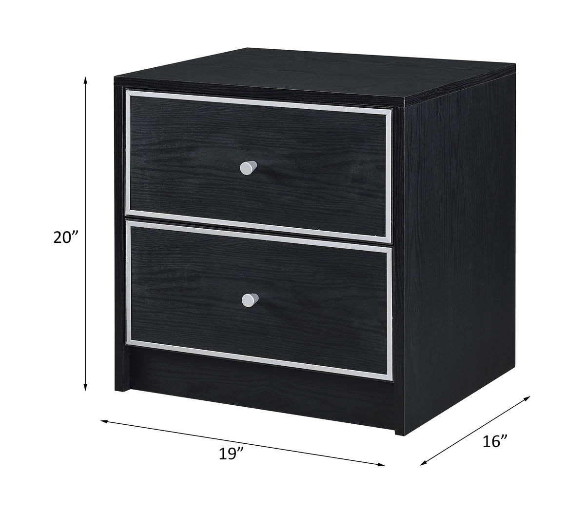 ACME Jabir Accent Table – back view – Lusso Furniture Miami
