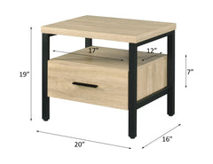 ACME Yawan Accent Table – back view – Lusso Furniture Miami