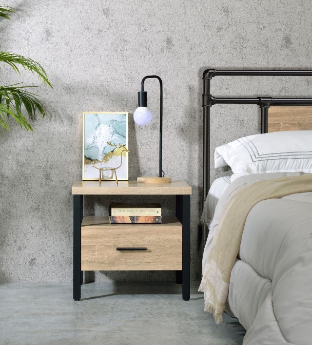ACME Yawan Accent Table – room setting – Lusso Furniture Miami