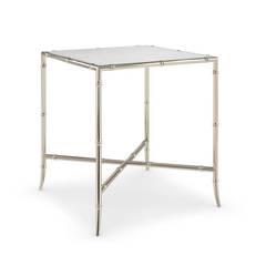 Caracole Ceylon Small Nesting Table – side view – Lusso Furniture Miami