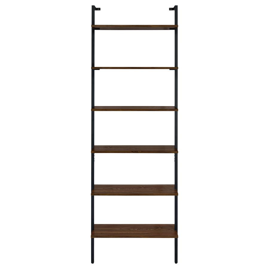 Owens 3-piece 96-inch Wall Mounted Bookshelf Set Walnut-11