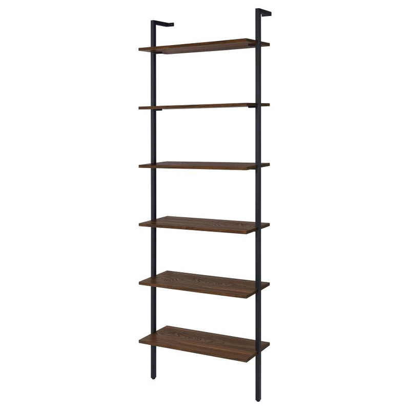Owens 3-piece 96-inch Wall Mounted Bookshelf Set Walnut-zoom-