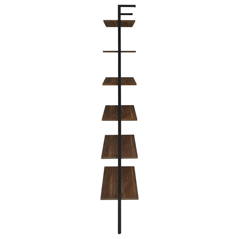 Owens 3-piece 96-inch Wall Mounted Bookshelf Set Walnut-zoom-