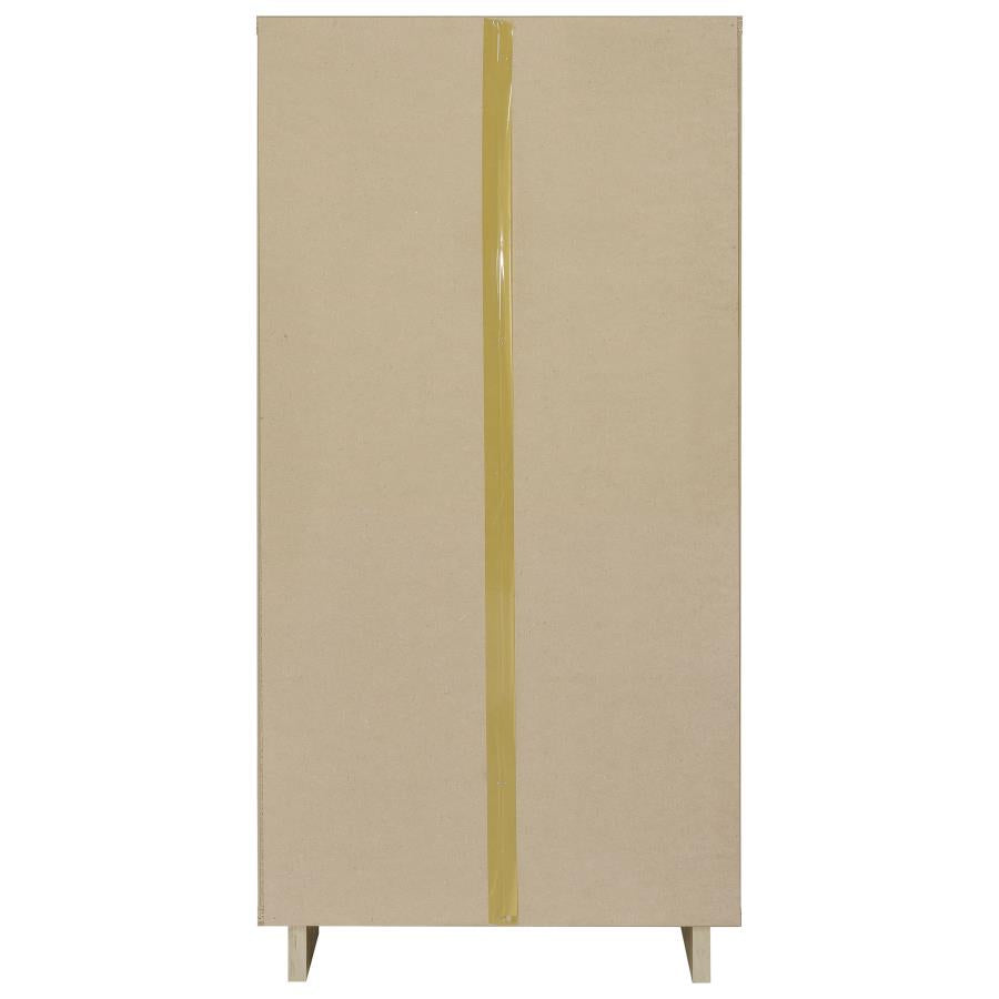 Dalton 65-inch 6-shelf Bookcase White and Distressed Pine-6