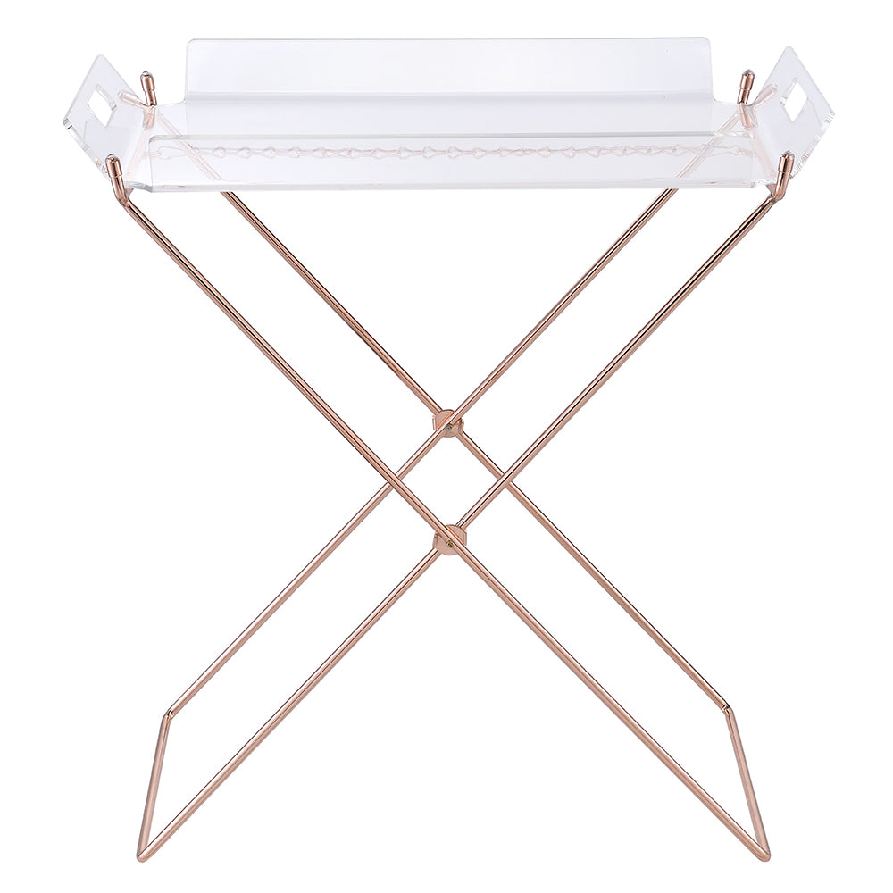 ACME Cercie Tray Table – side view – Lusso Furniture Miami