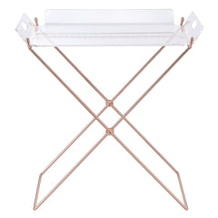 ACME Cercie Tray Table – side view – Lusso Furniture Miami