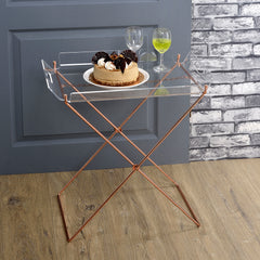 ACME Cercie Tray Table – front view – Lusso Furniture Miami
