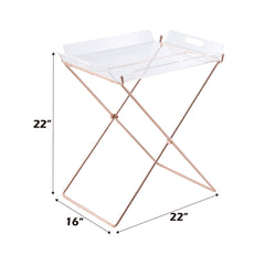ACME Cercie Tray Table – room setting – Lusso Furniture Miami