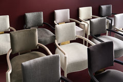 Caracole Reserved Seating Arm Chair – close-up – Lusso Furniture Miami