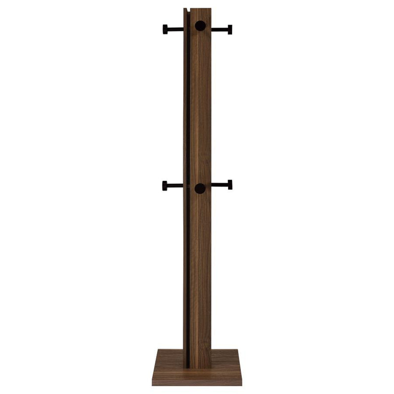 Rikkie Engineered Wood Coat Rack Walnut-zoom-
