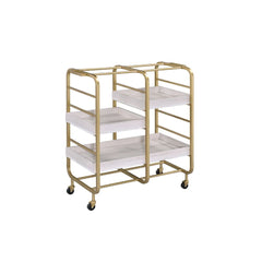 ACME Vorrik Serving Cart – front view – Lusso Furniture Miami
